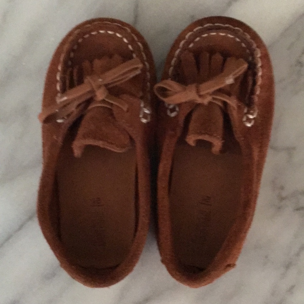 Zara Baby suede moccasins size 5 baby